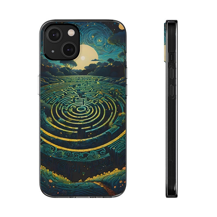 The Green Maze - iPhone Cases