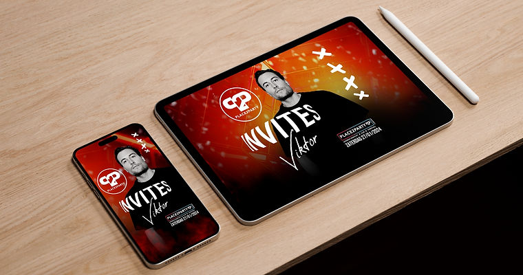 Mockups Eventbanner Place2Party invites Viktor Verhulst