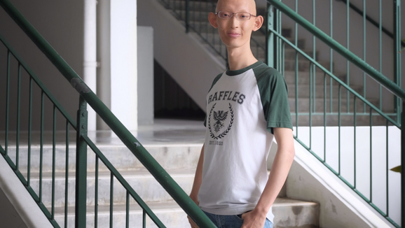 A-level results: RI student teased for his birth defects in primary school scores straight As