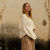 Thumbnail: Beige Peace Silk Sweater Top