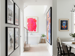 Art can make magic happen in places you wouldn't expect, like the living room