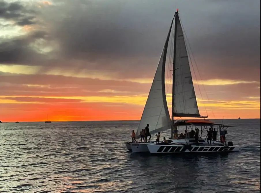 Sunset with Mowana Sailing, Playa Flamingo, Costa Rica