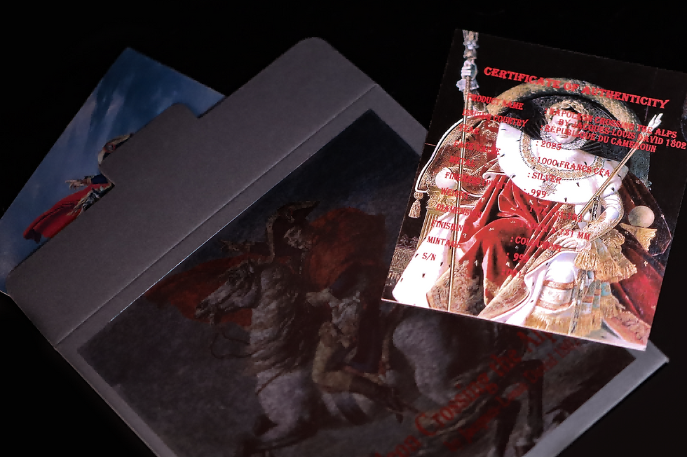 Thumbnail: NAPOLEON CROSSING THE SWISS ALPS  - Silver 1oz Pure