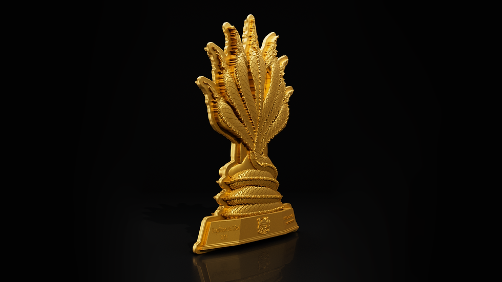 Thumbnail: SATURDAY BUDDHA - The Posture of Protection 1oz Silver Coin 5000 Francs Chad