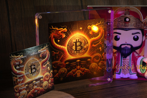 BITCOIN GOD OF WEALTH 1oz Silver Coin 1000 Francs CFA Cameroon