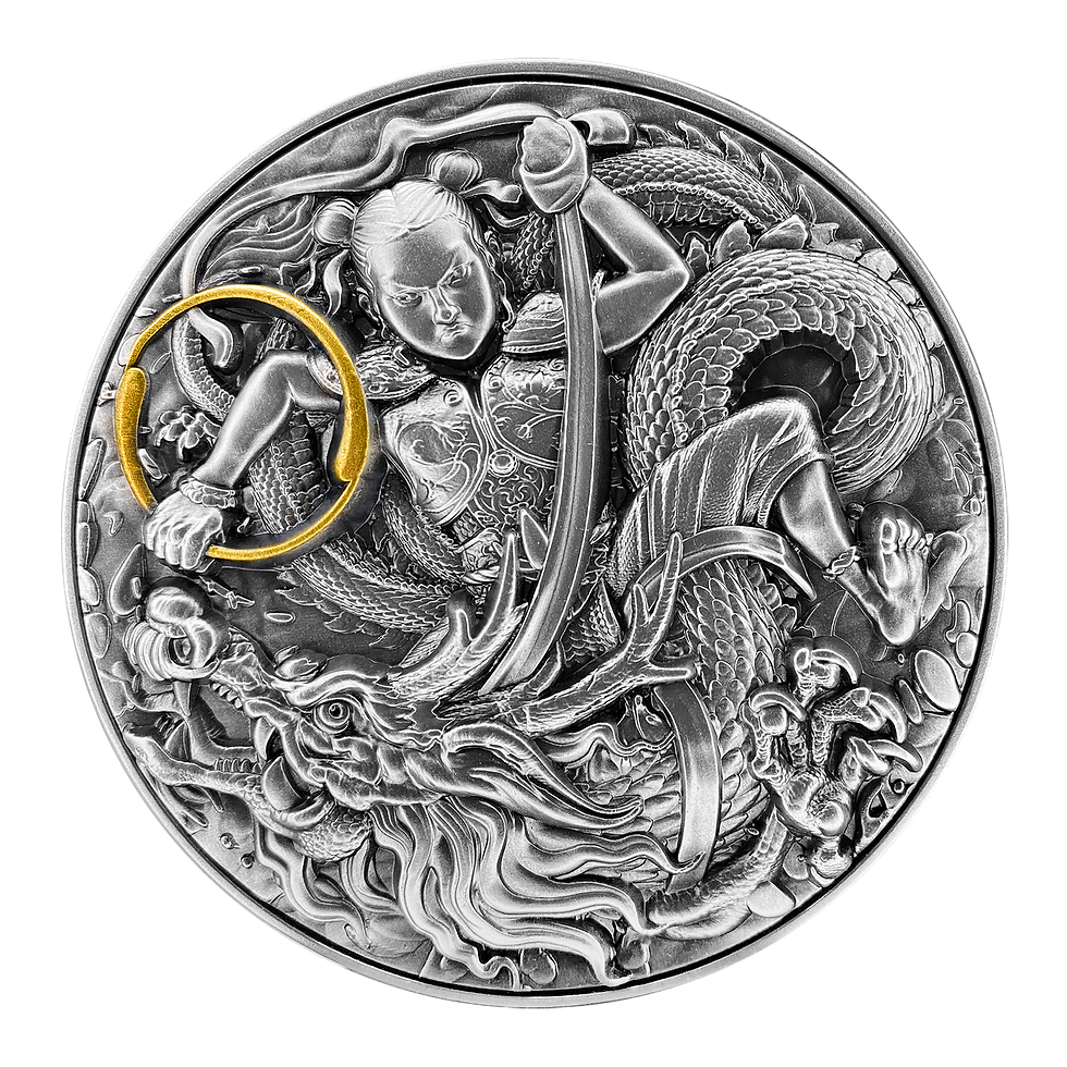 NE ZHA KILLS THE DRAGON KING'S SON 2oz
