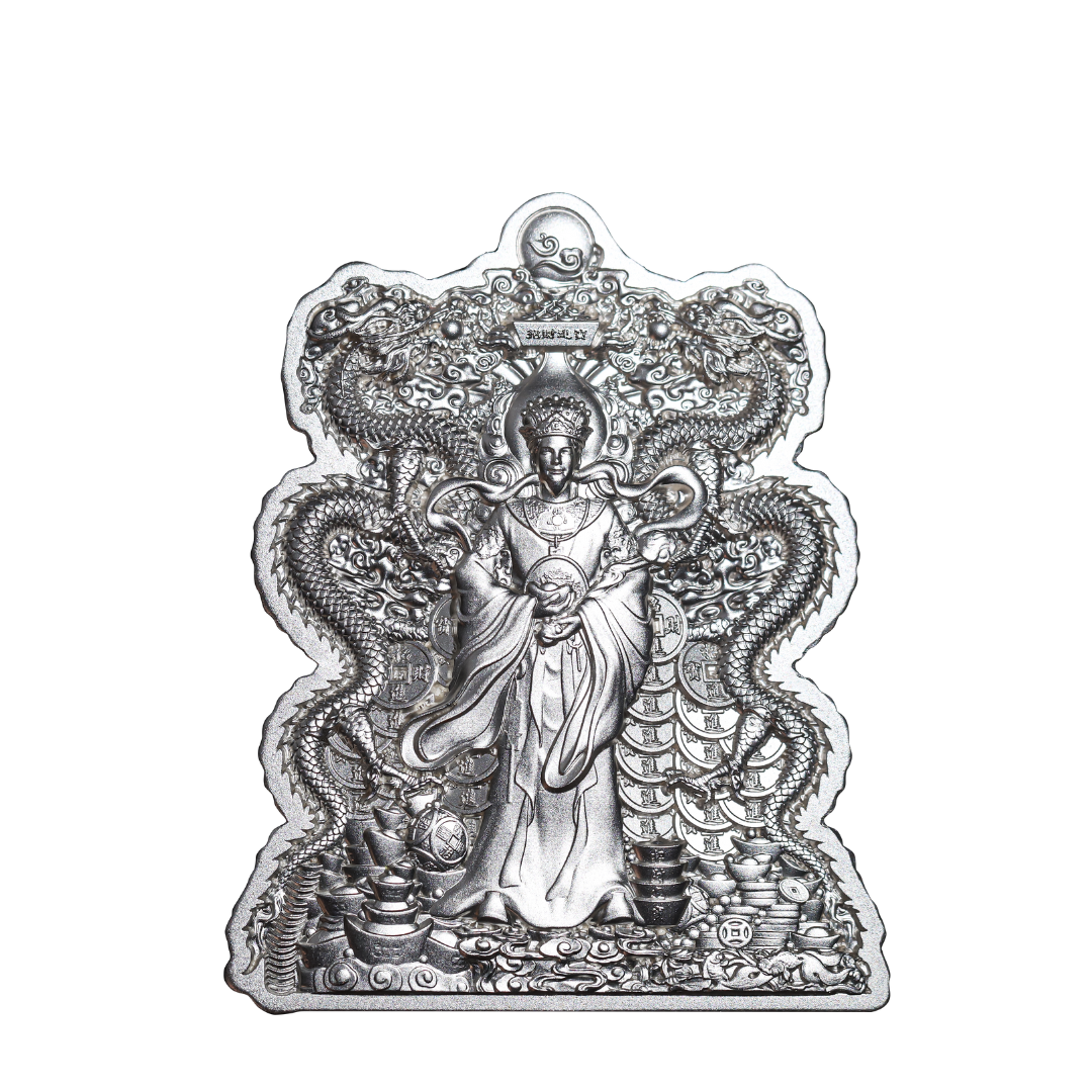 DOUBLE DRAGONS GOD OF WEALTH - Silver 2oz