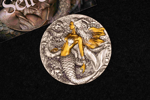 SIREN : THE JEWEL OF THE GREEK MYTHOLOGY SERIES - 2oz Silver Coin
