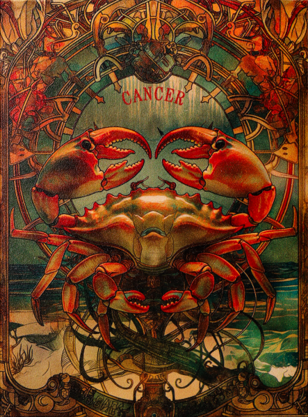 Thumbnail: 12 ZODIAC SERIES: CANCER - 0.5 oz Silver Coin