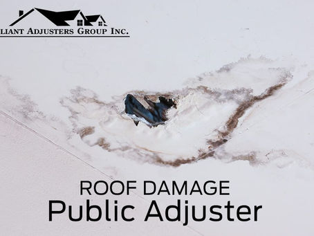 Roof Damage Public Adjuster