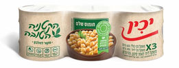 Nueva serie de legumbres "Yachin" en porciones individuales en varios sabores