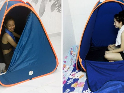 Đến với chuyên mục này để học cách gấp lều xông hơi đúng cách