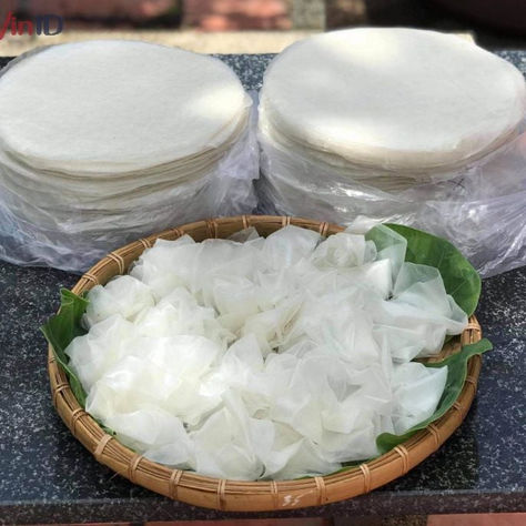 Nguyên liệu cần có để làm bánh tráng phơi sương