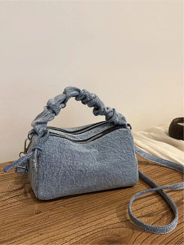 Denim Mini Boston Bag | IASMIM