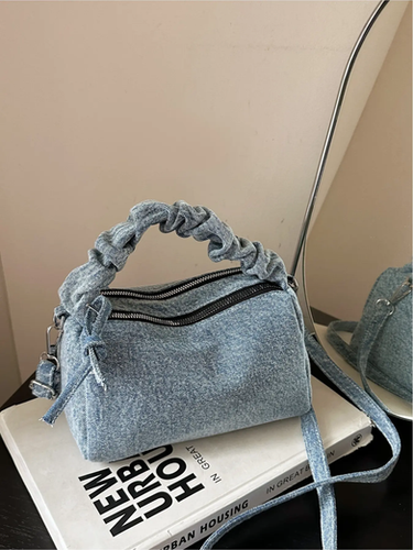 Denim Mini Boston Bag | IASMIM