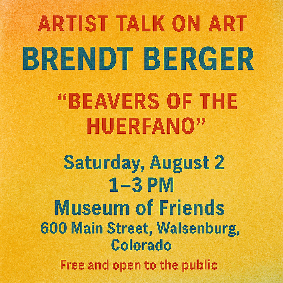 Artist Talk on Art: Brendt Berger