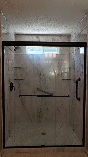 Walk in shower