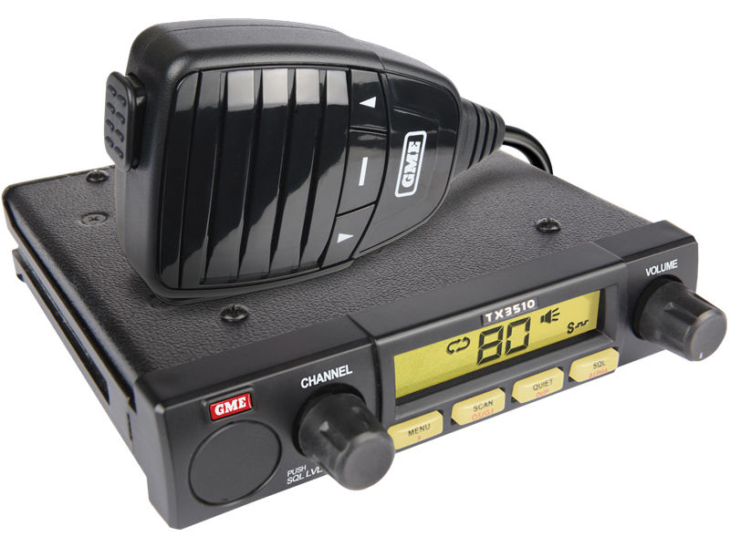 Thumbnail: GME TX3510S DSP Compact UHF radio with ScanSuite