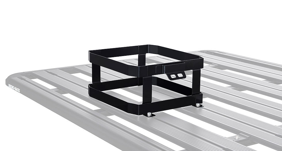 Thumbnail: RHINO RACK DOUBLE VERTICAL JERRY CAN HOLDER