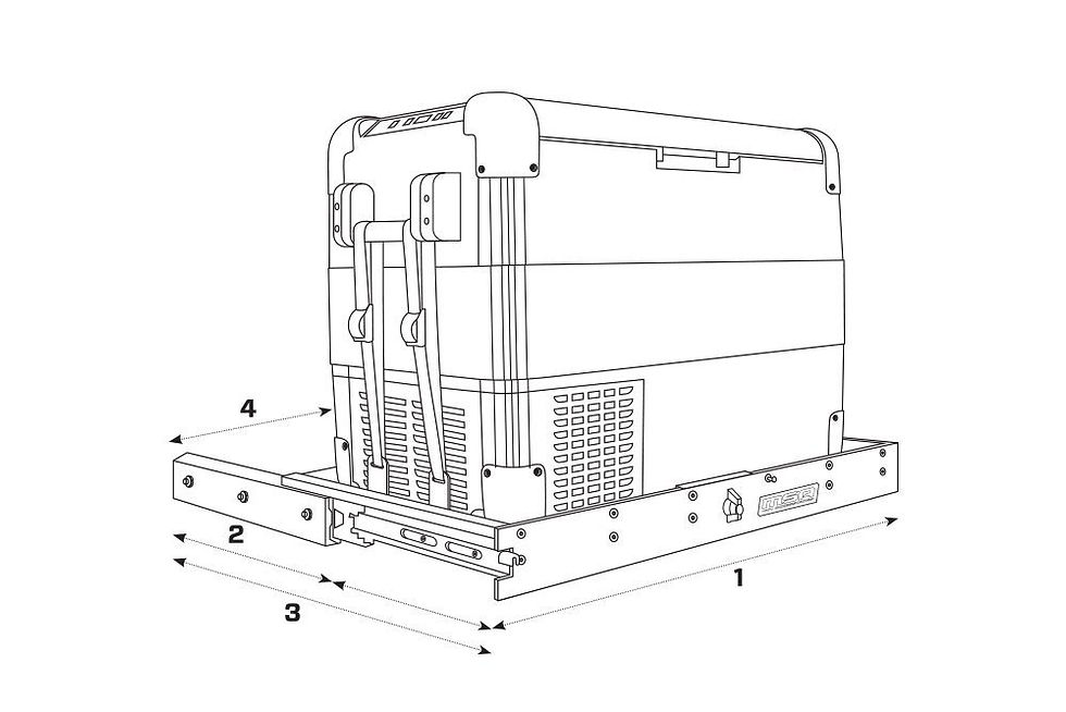Thumbnail: MSA SL60SIDE STRAIGHT FRIDGE SLIDE