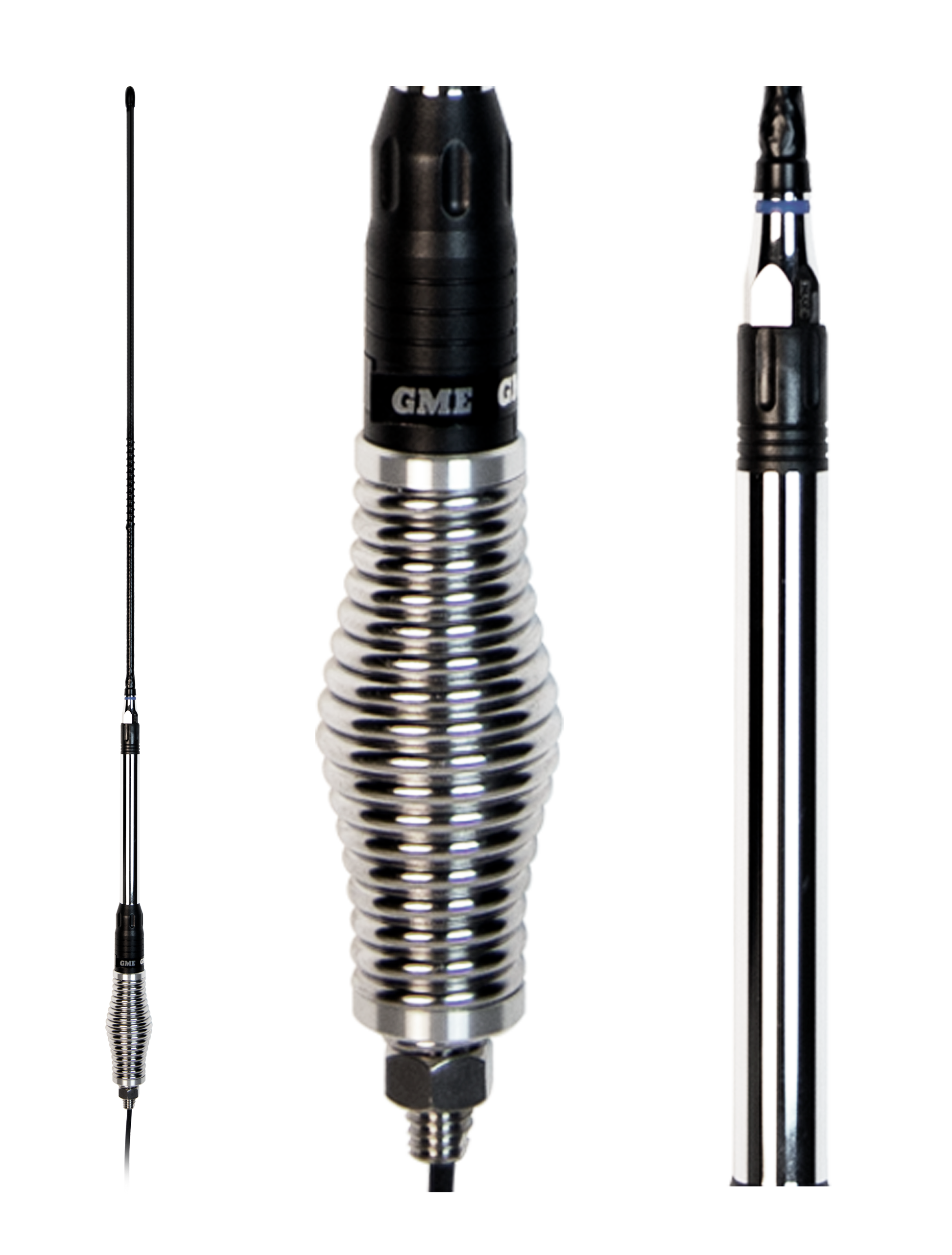 GME AE4018K1 UHF Elevated Feed Antenna, BLK 6.6dBi