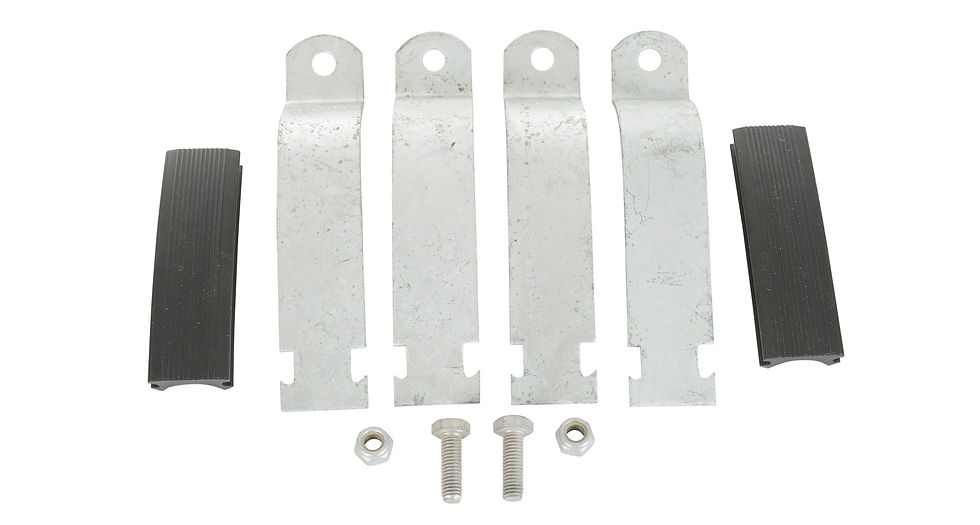 Thumbnail: RHINO RACK PIPE CLAMPS H/DUTY (100MM/4INCHES)