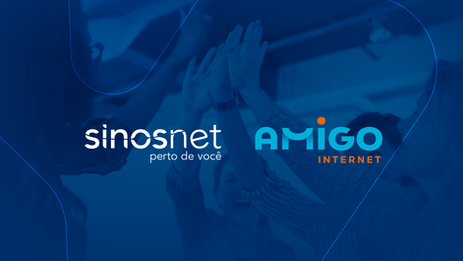 Sinosnet une forças com Amigo Internet