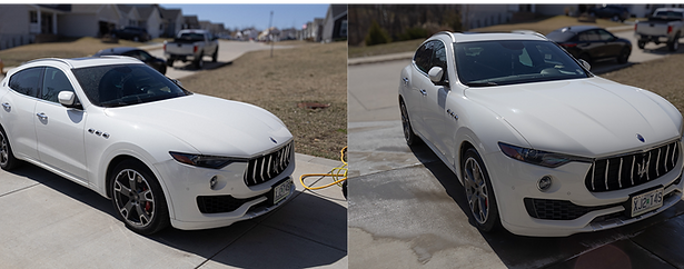 Maserati Levante in for a detail