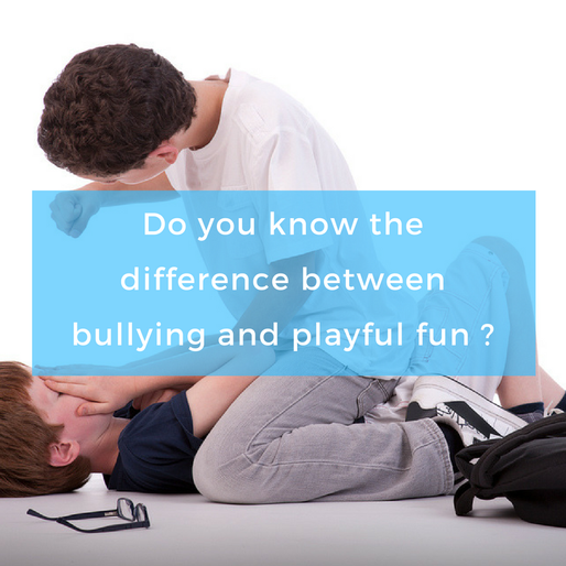 Do you know the difference between bullying and playful fun?