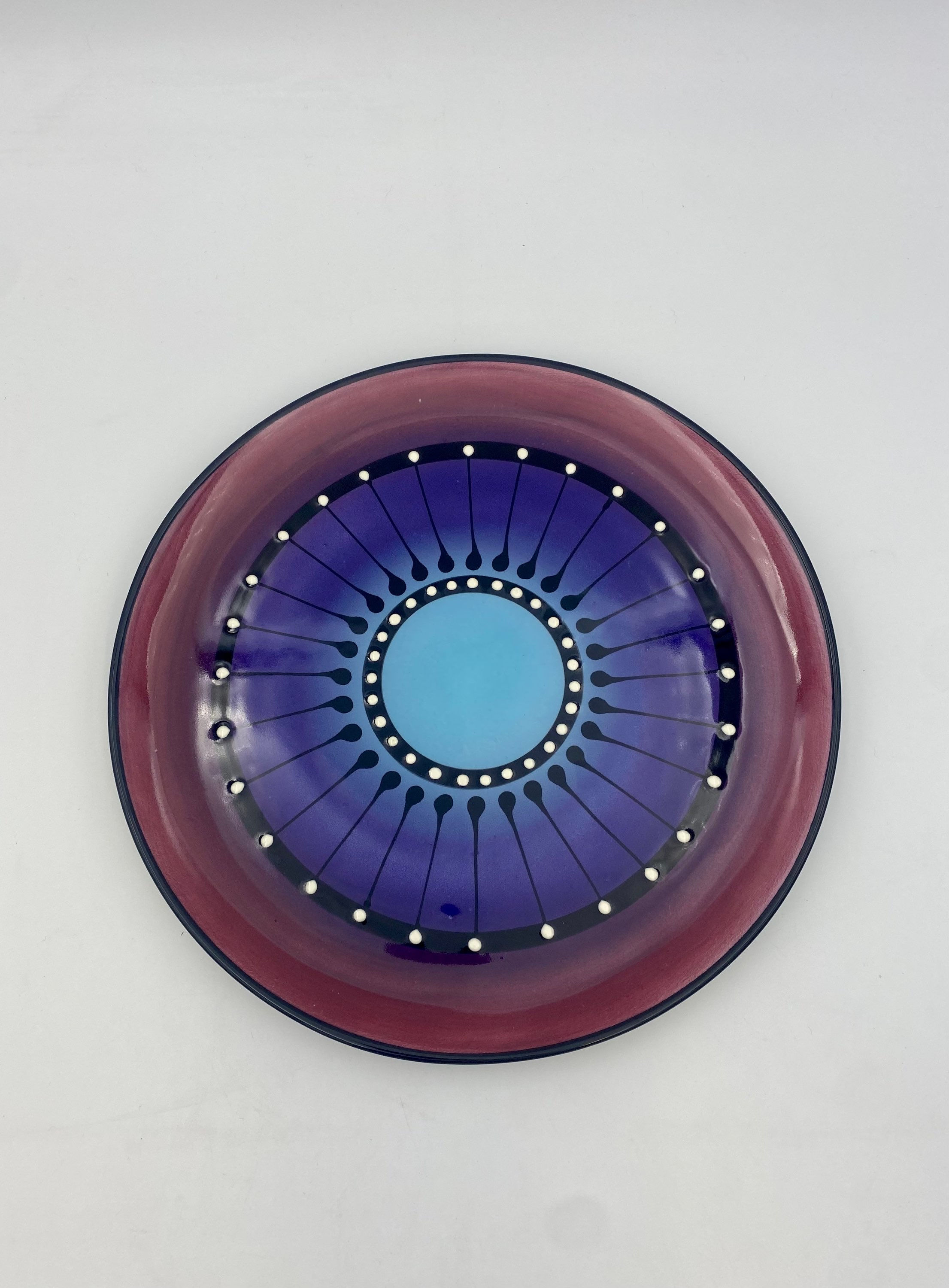 11” Black Stripe Plate Style #7