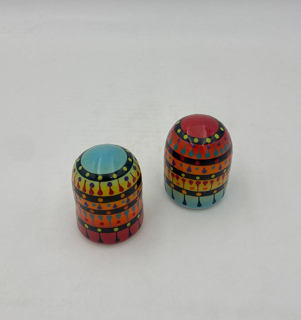 Thumbnail: Multi-Stripe Salt + Pepper Shaker Set