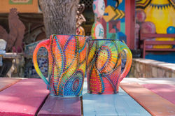 Crazy Carved Beer Mugs