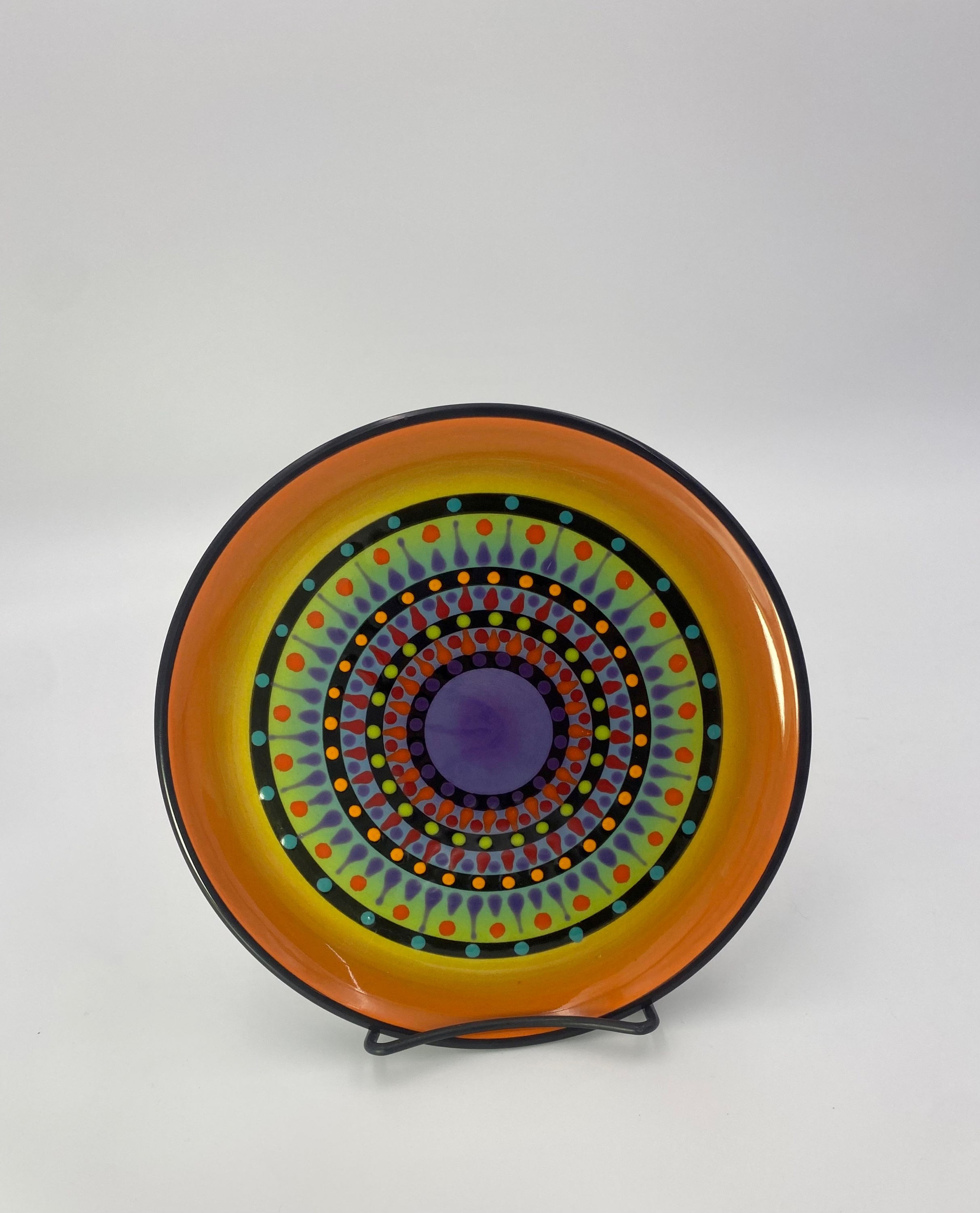 8" Multi-Stripe Plate