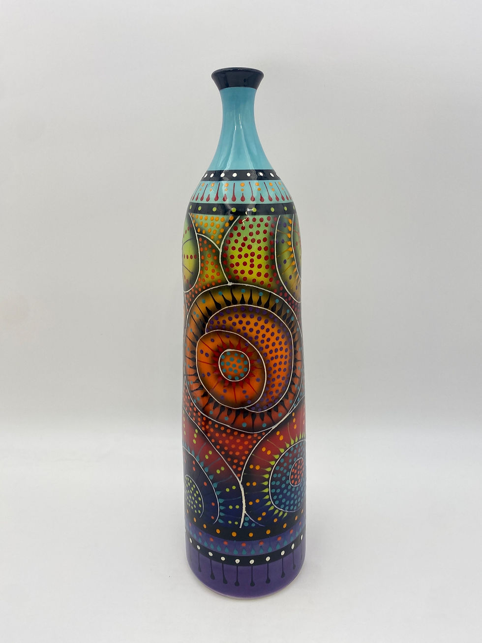 Thumbnail: 18” Crazy Carved Vase