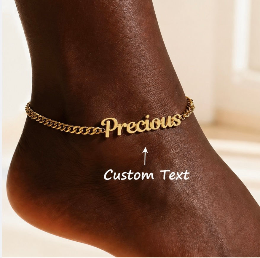 Custom Name Anklet