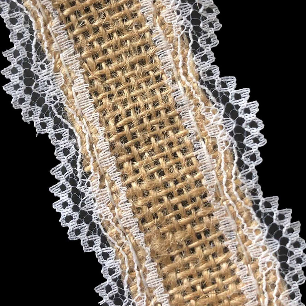 Jute Ribbon Lace for diy crafts