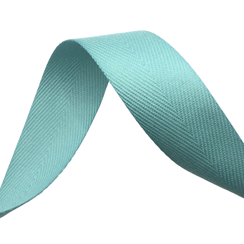 Thumbnail: Twill Ribbons Nile Blue Color
