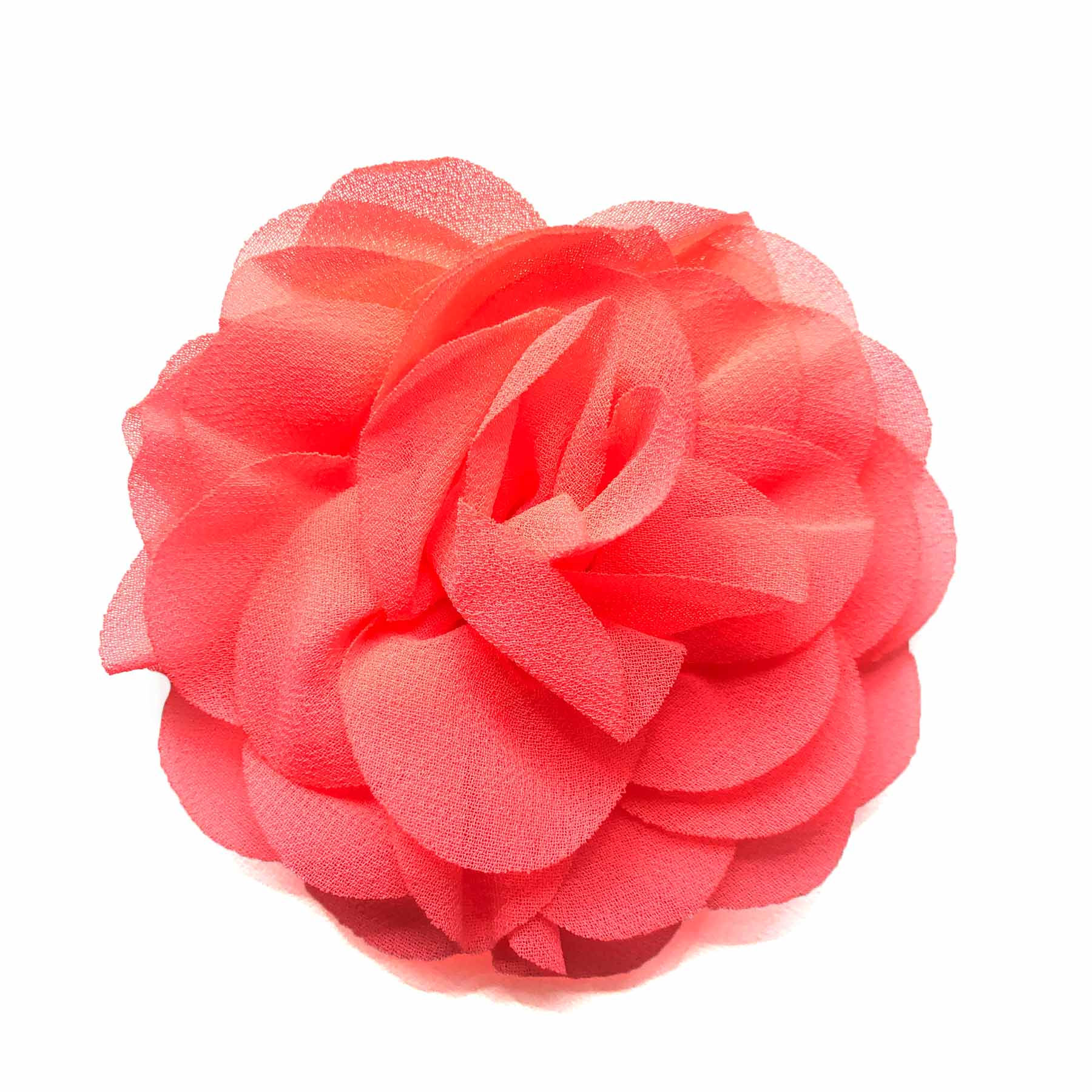 Neon Pink Fabric Flowers