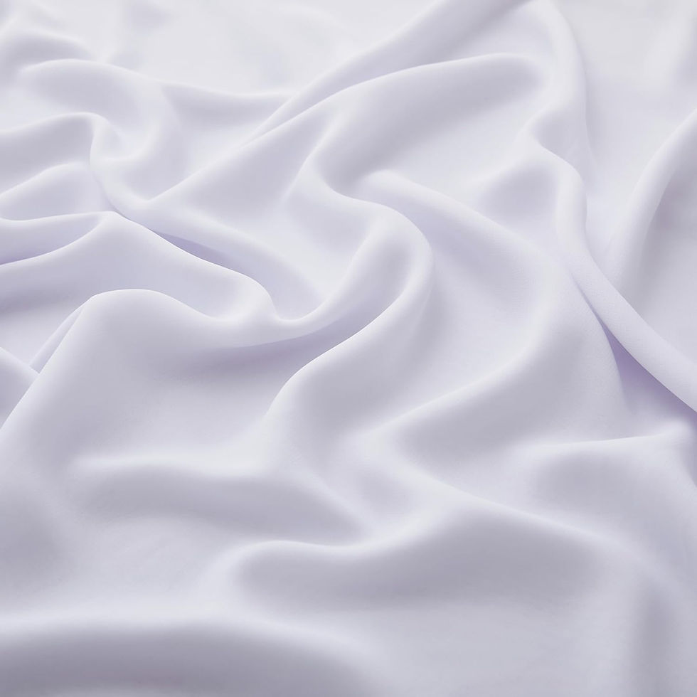 White Chiffon Fabric