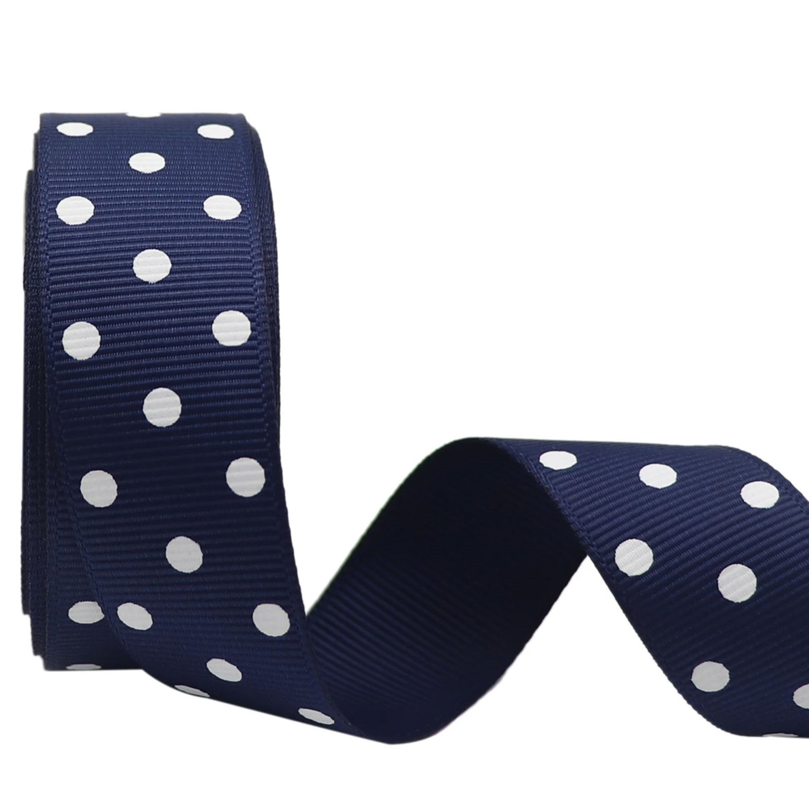 Grosgrain Polka Dot Ribbon 1.5inch 10 Yards Each Roll for DIY Crafts & Decor