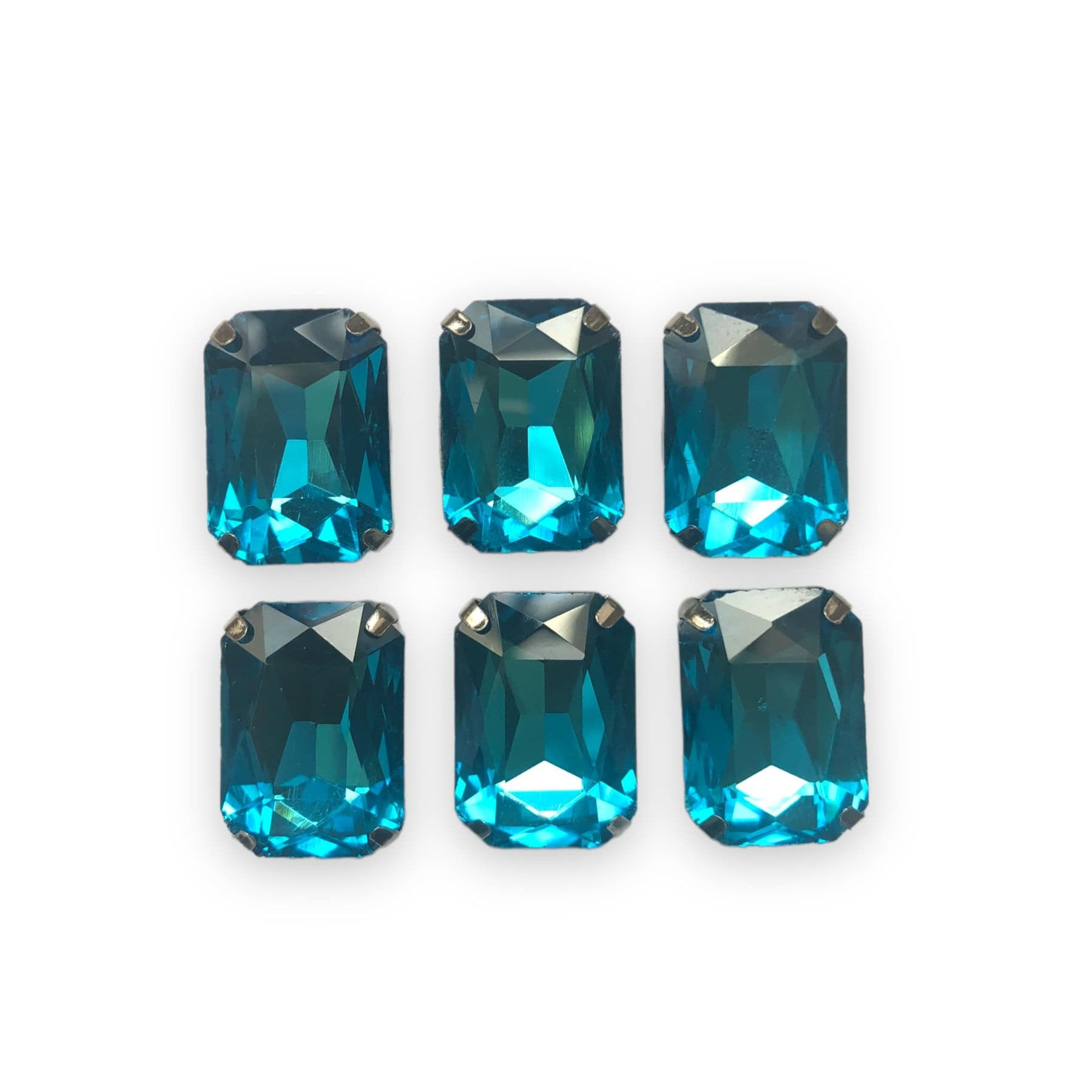 Blue Zircon Rectangle Crystal