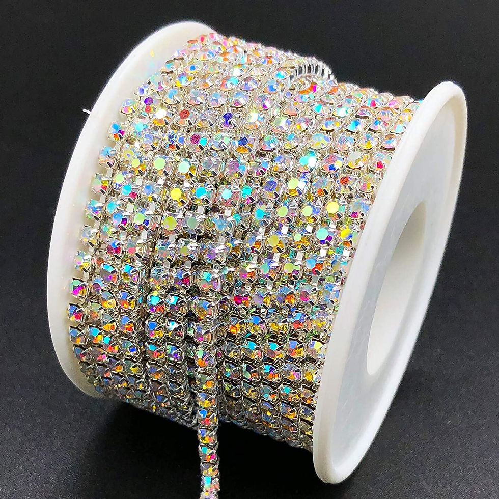 Thumbnail: Crystal Ab Rhinestone Chain