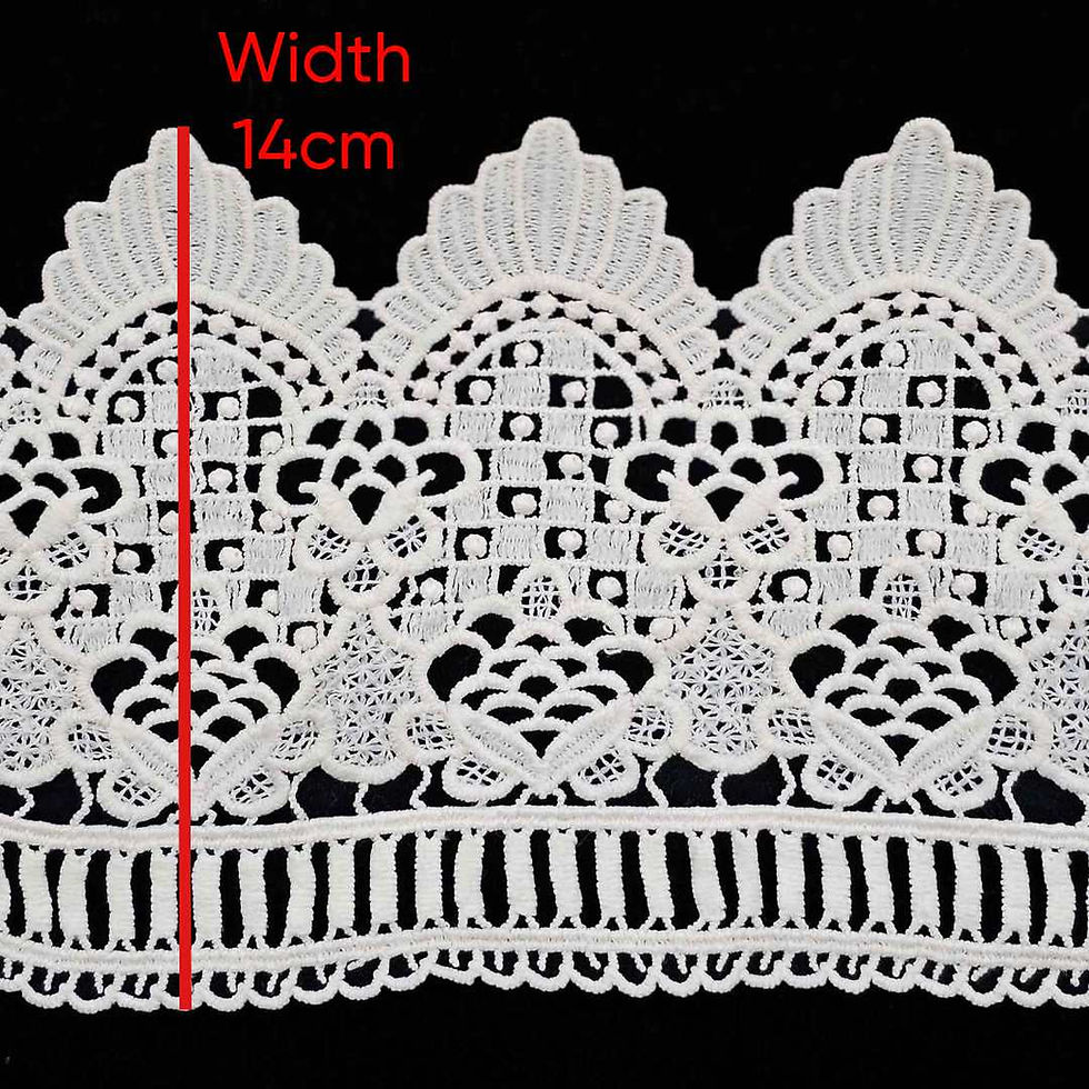 Thumbnail: Beige Color Guipure Lace