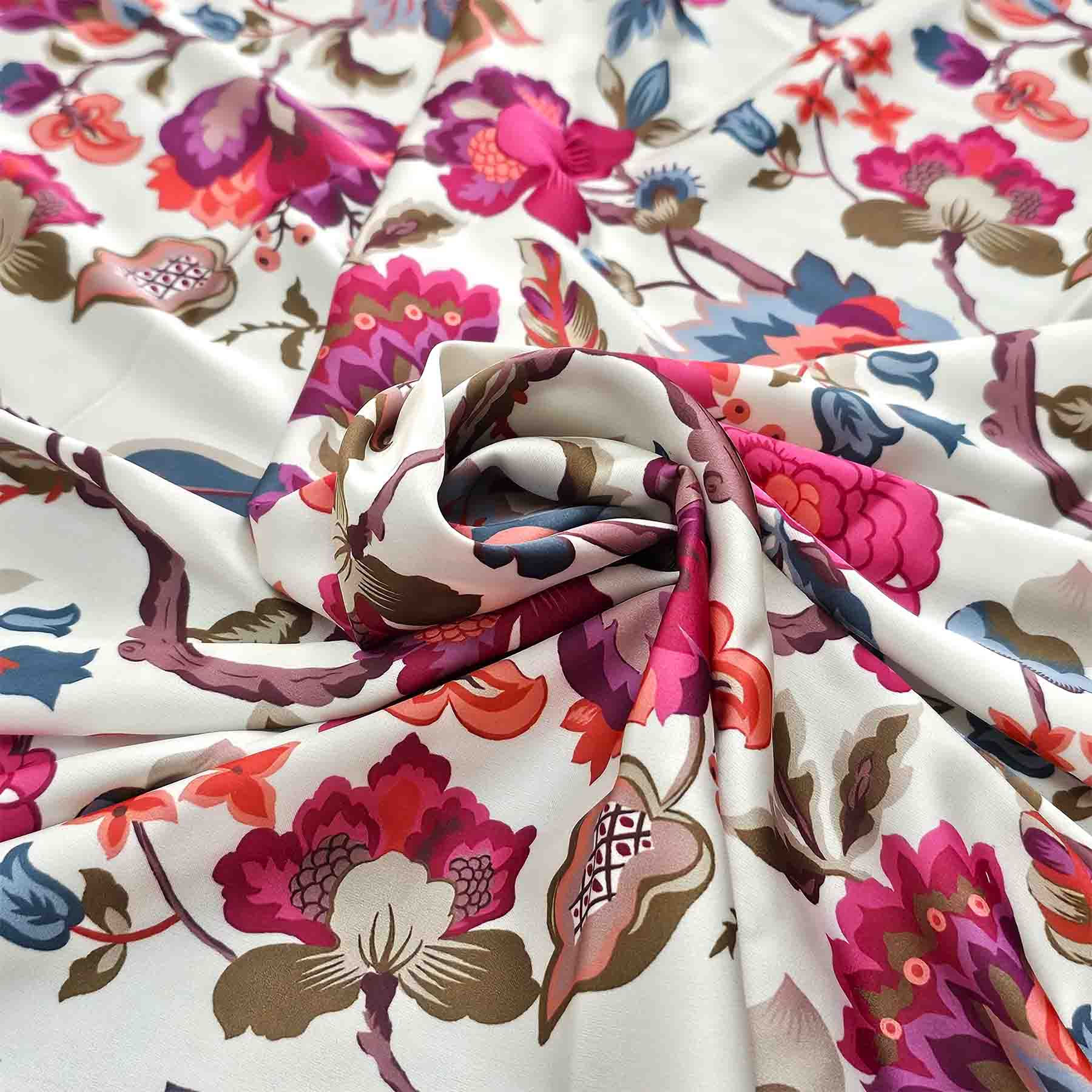 Printed Silk Fabric