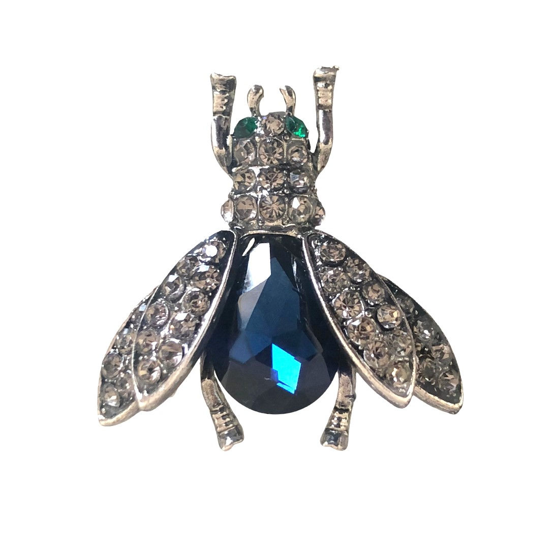 Rhinestone brooch pin