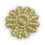 Thumbnail: Gold Color Embroidery Brooch