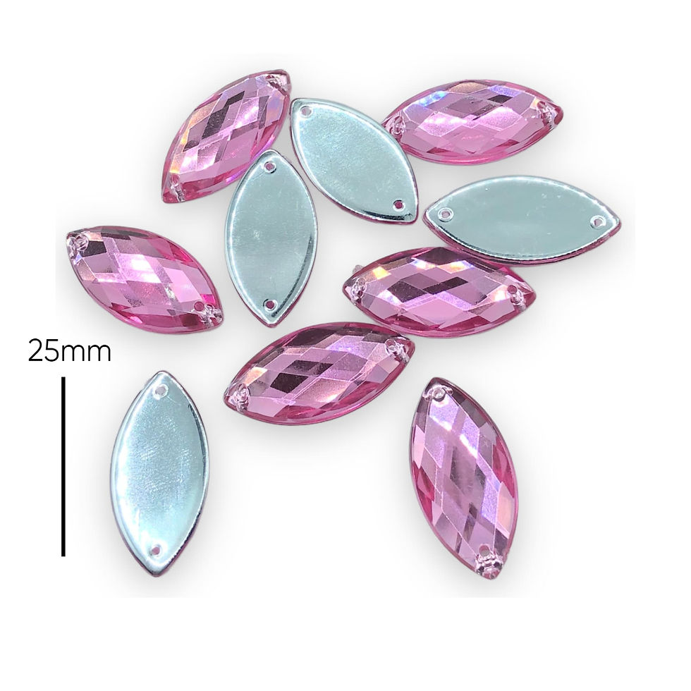 Eye Shape Acrylic Gemstone