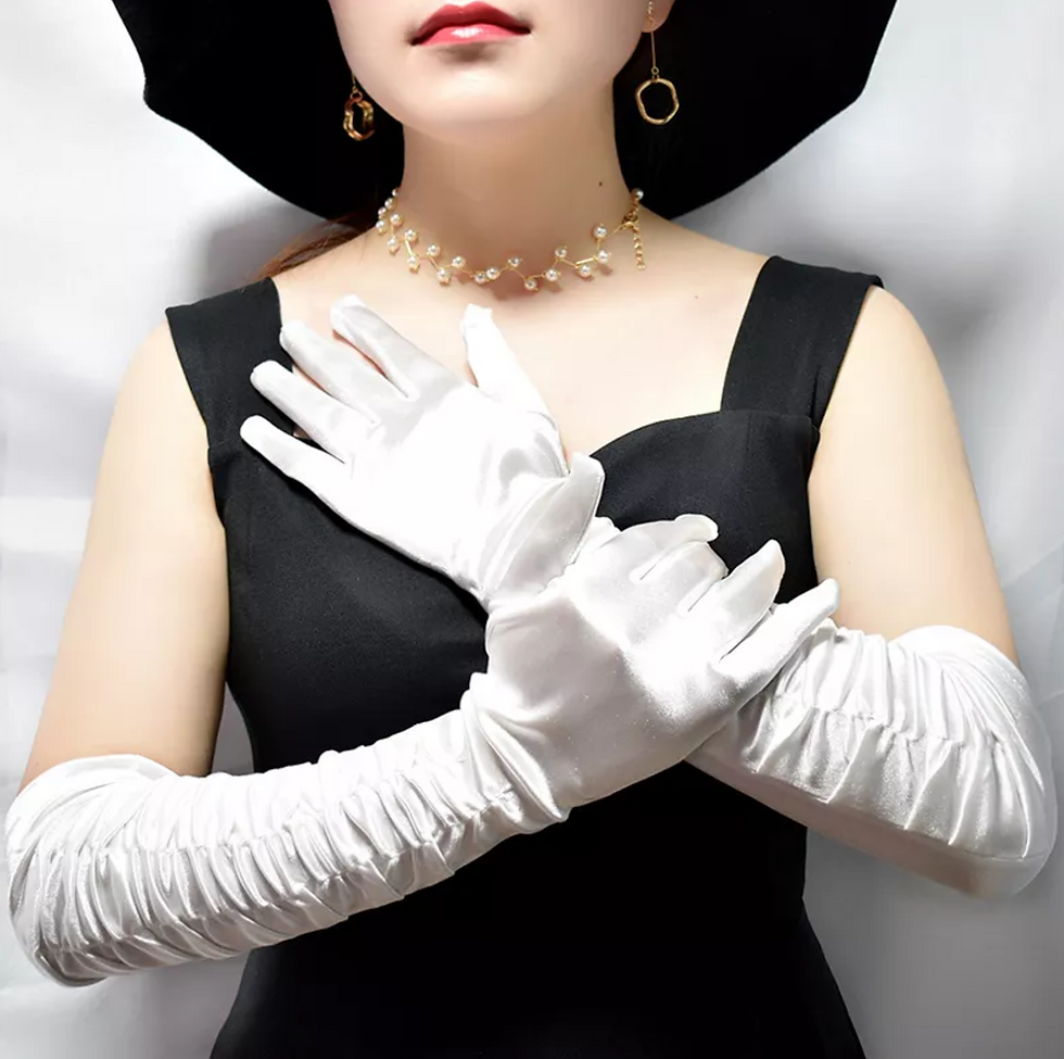 Thumbnail: Satin Gloves for Women