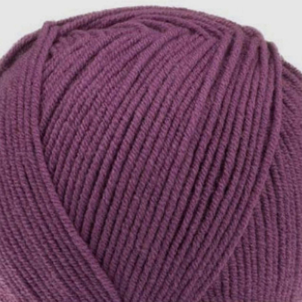Thumbnail: Alize Cotton Gold Yarn Plum Color 122 -100G 330M for Crocheting Knitting