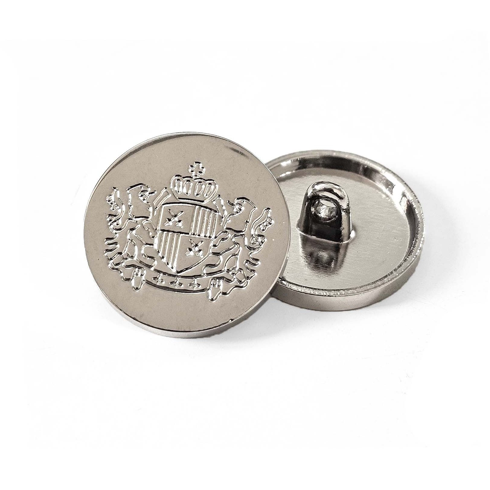 Silver Metal Buttons